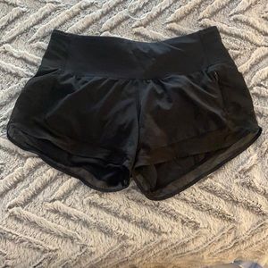 Lulu Lemon Black Running Short